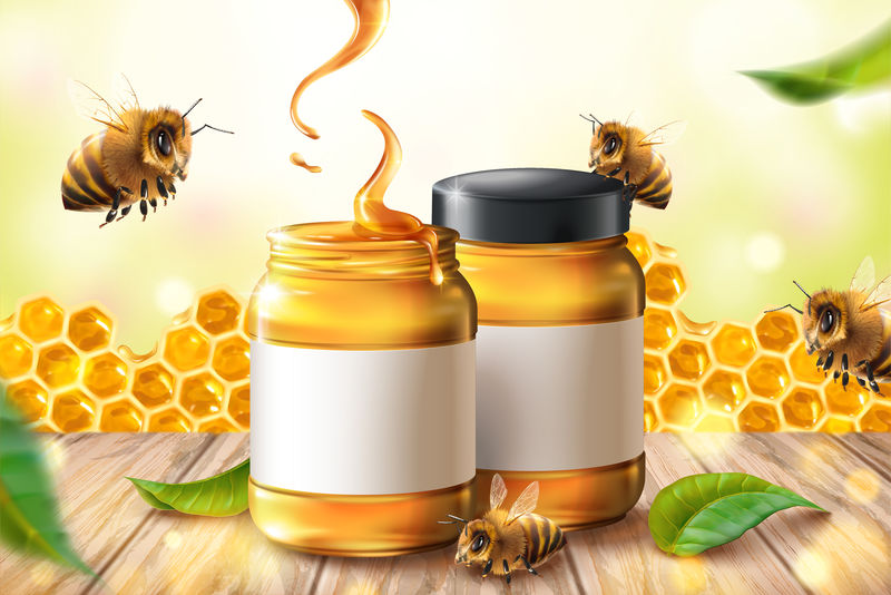 纯蜂蜜广告