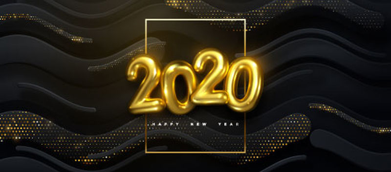 2020新年矢量背景素材
