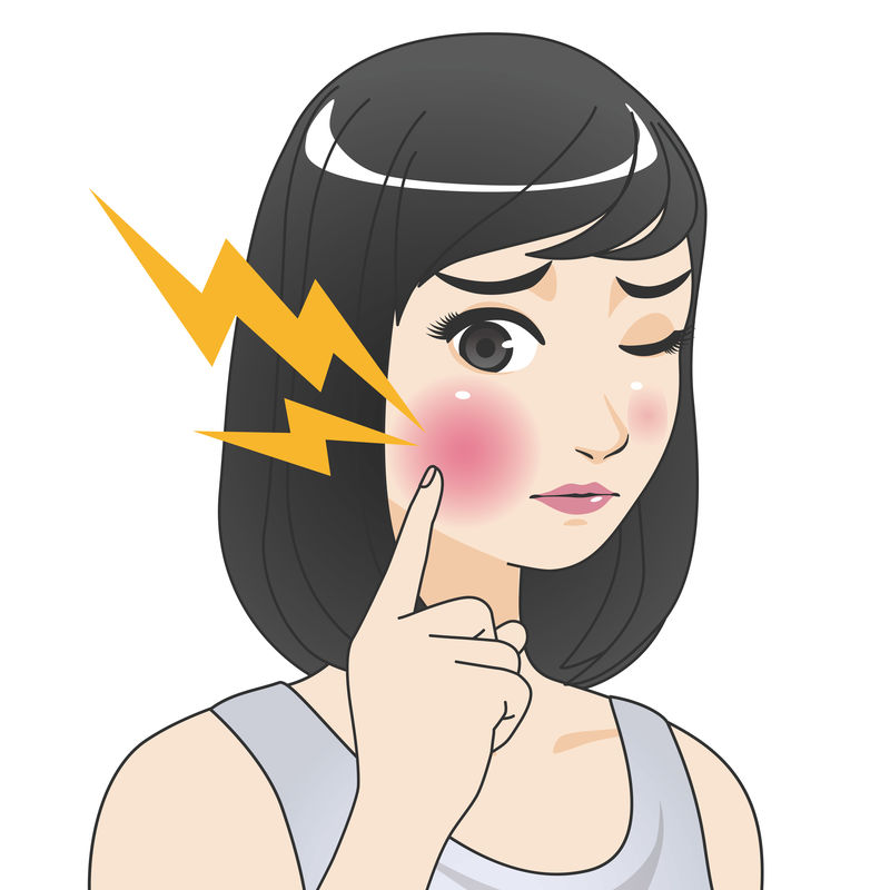 女性牙痛、坏牙、口炎、口腔溃疡、牙周病、病媒说明