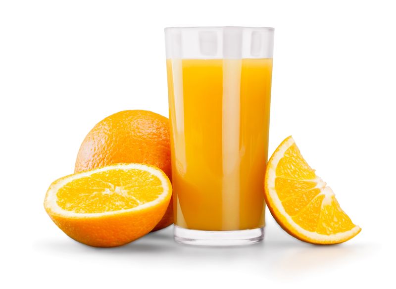橙汁-果汁-泡沫