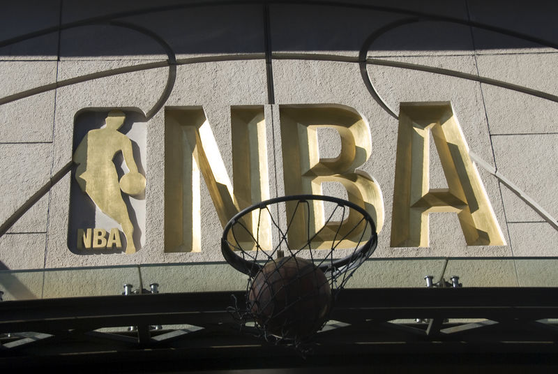 NBA标志。