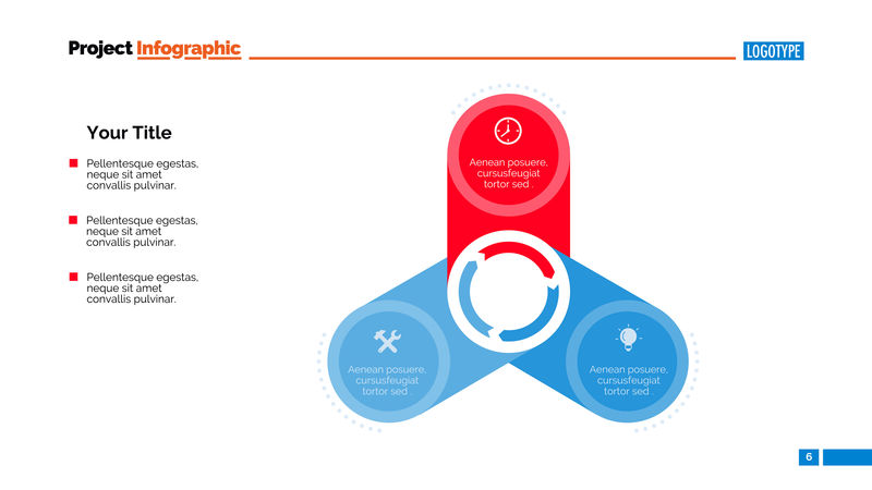 三步圆图幻灯片