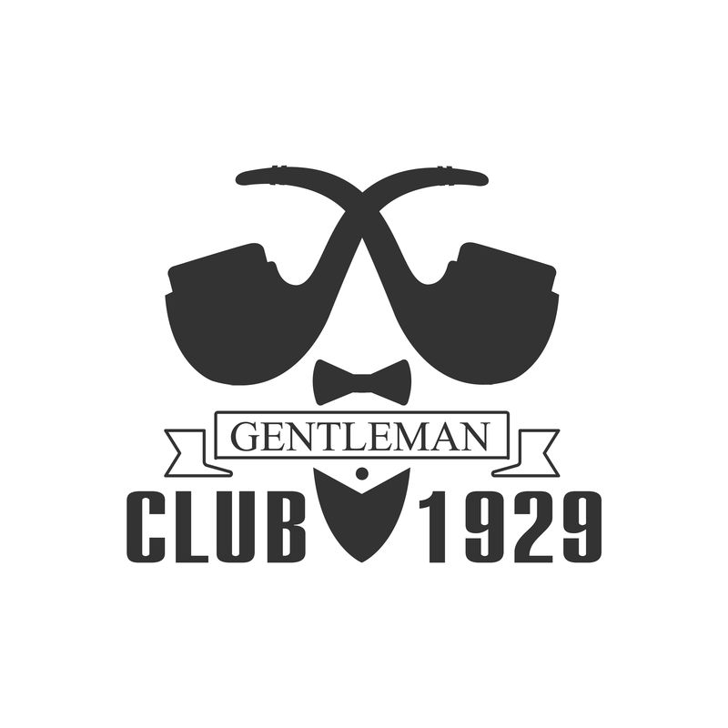 绅士俱乐部标签设计与管道