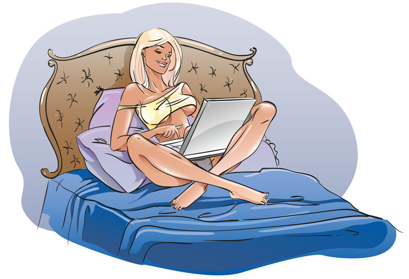 一个穿比基尼的女人在暑假读书时放松
