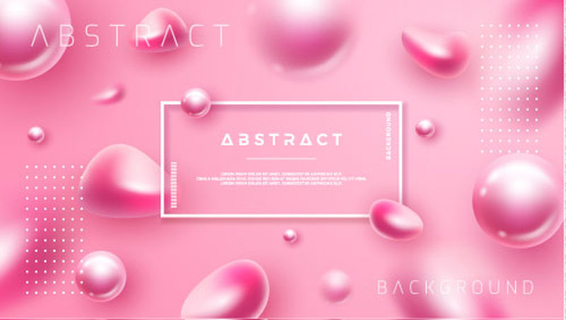 抽象-奢华-粉色背景-用于化妆品海报或其他