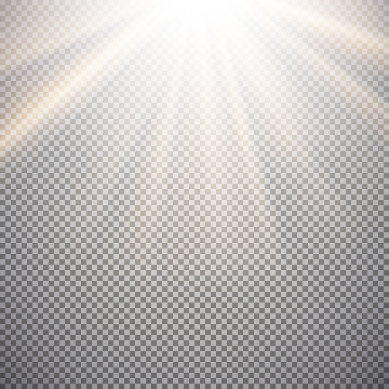 光对透明背景矢量的影响