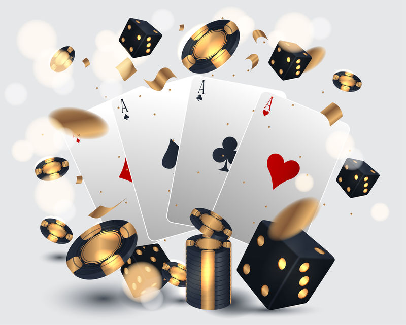 赌场卡设计向量