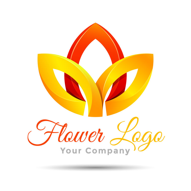 莲花标志花卉美容时尚标志模板。矢量商务图标。公司品牌标识设计说明。创造性的抽象概念。