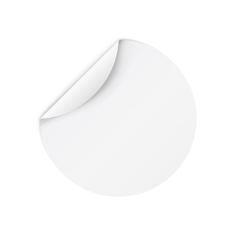 光栅版本-圆形白纸记事本的弯曲圆锥图解