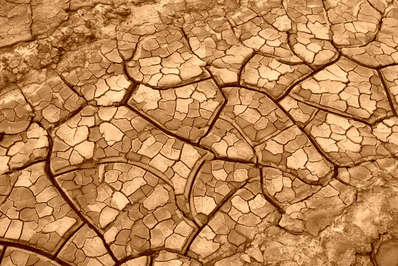 死亡谷的梅斯基特沙丘干粘土大样图