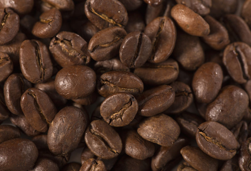 咖啡豆抽象背景