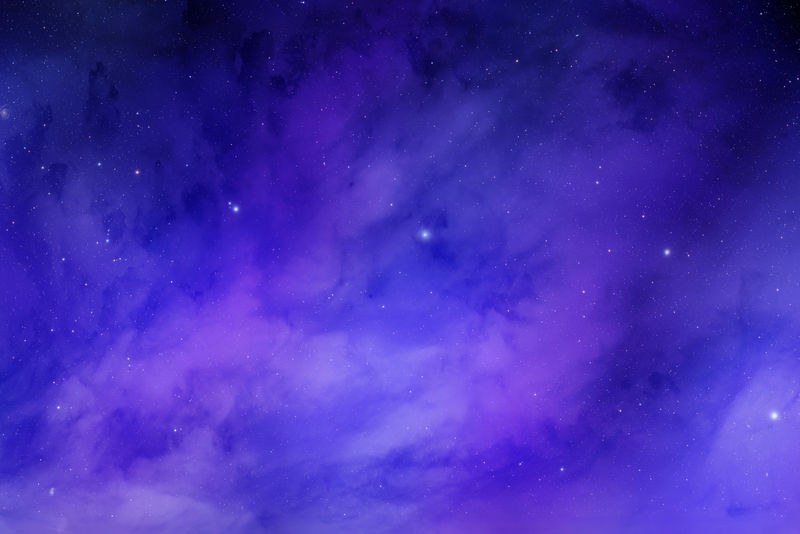 夜空恒星背景-宇宙中的星云云