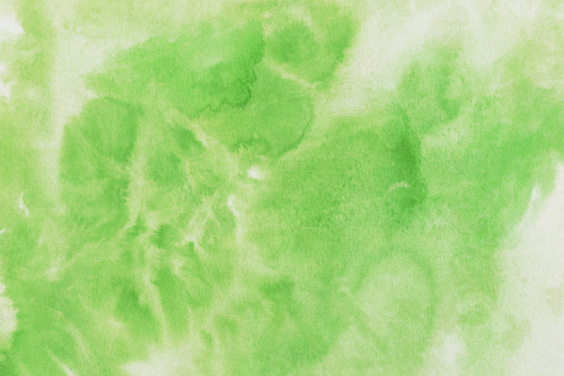 绿色墨迹纹理-抽象背景