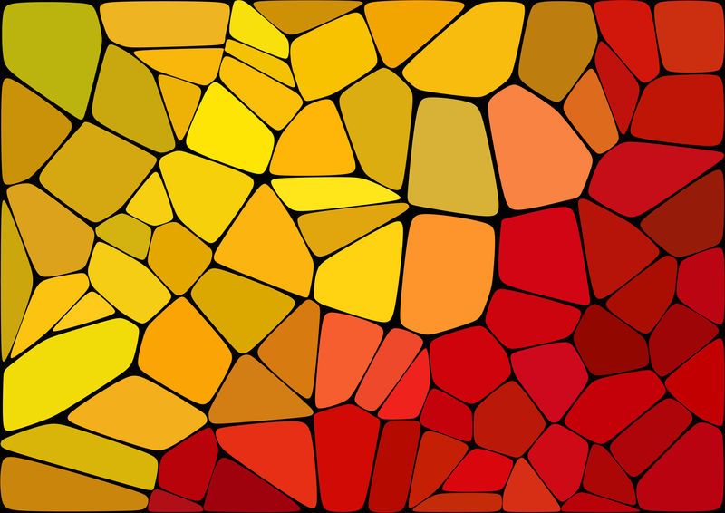 多彩的2D镶嵌抽象背景——网络例证