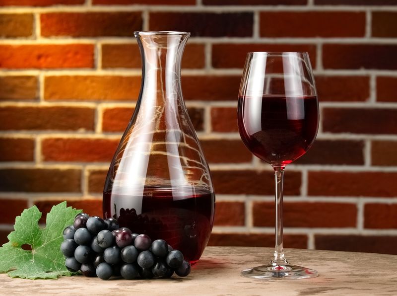 葡萄红酒瓶
