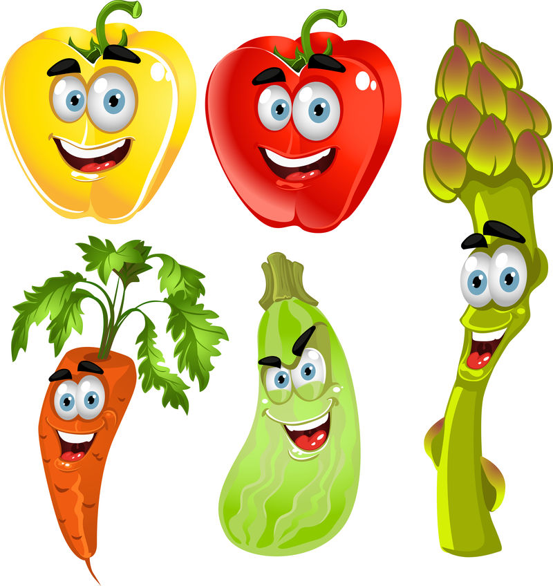 搞笑卡通蔬菜