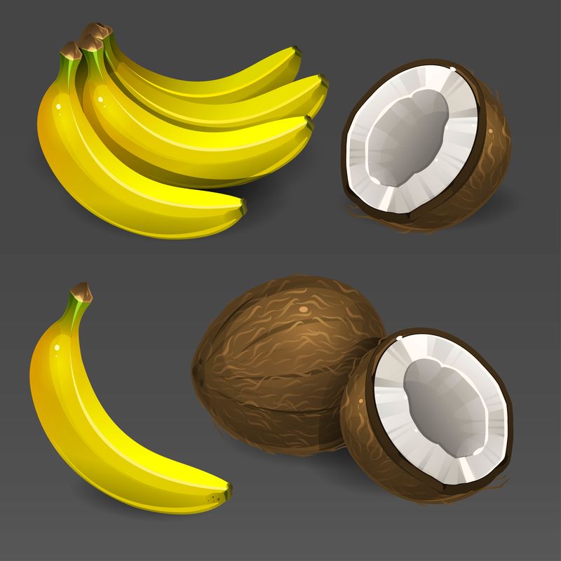 香蕉椰子