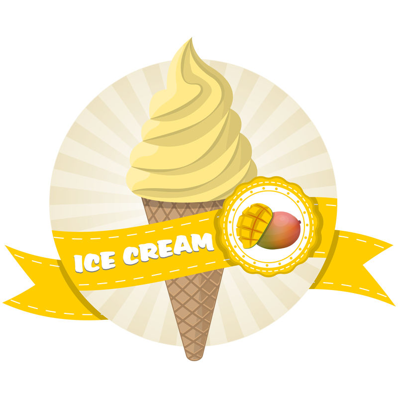 芒果冰淇淋插图