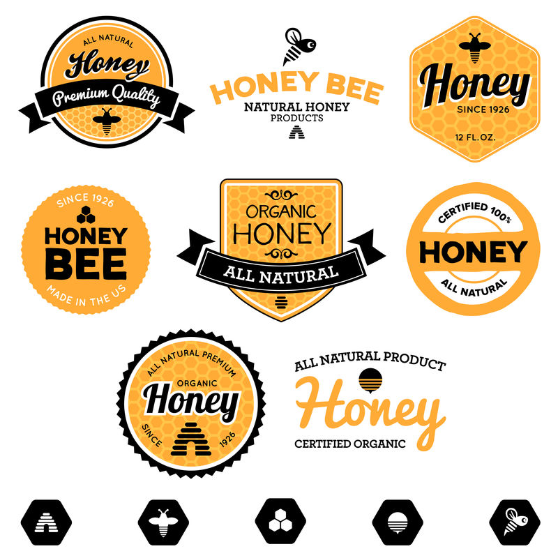 蜂蜜标签