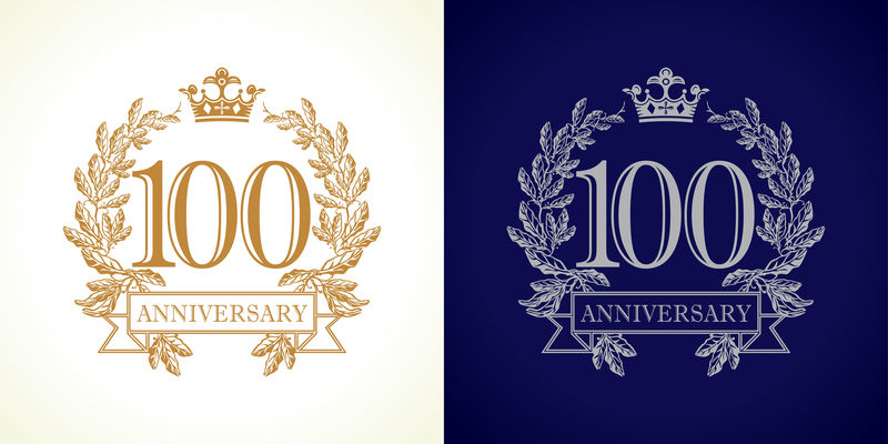 100周年豪华标志