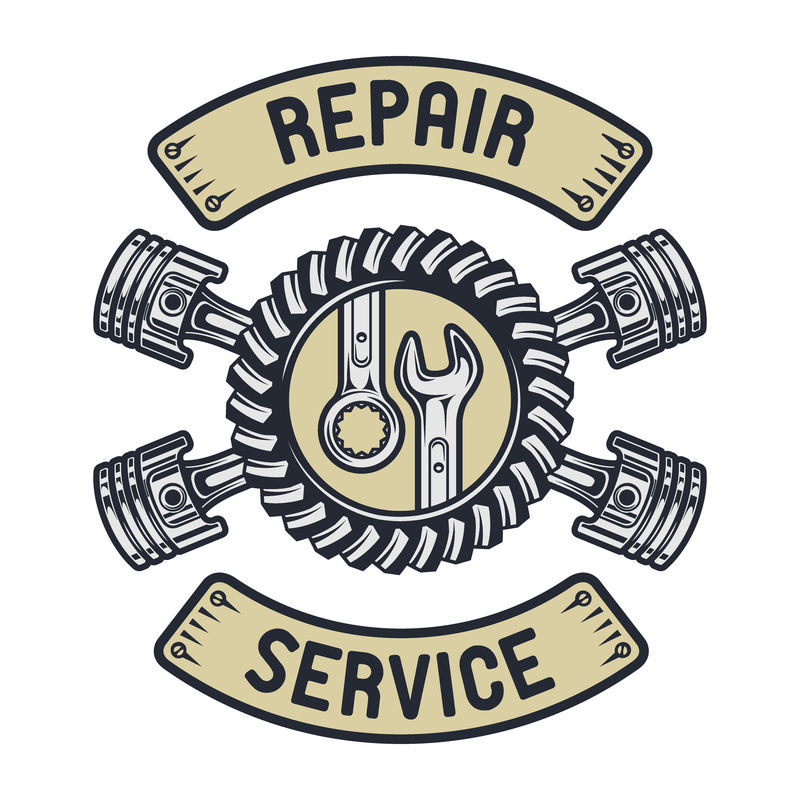 维修服务标志。