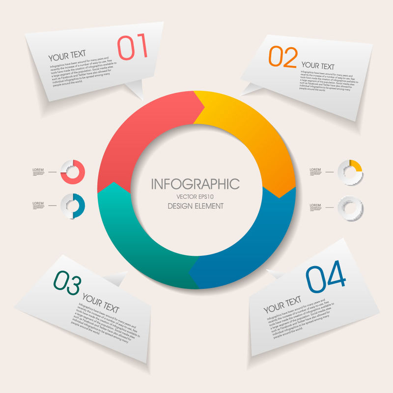 矢量信息图表设计元素