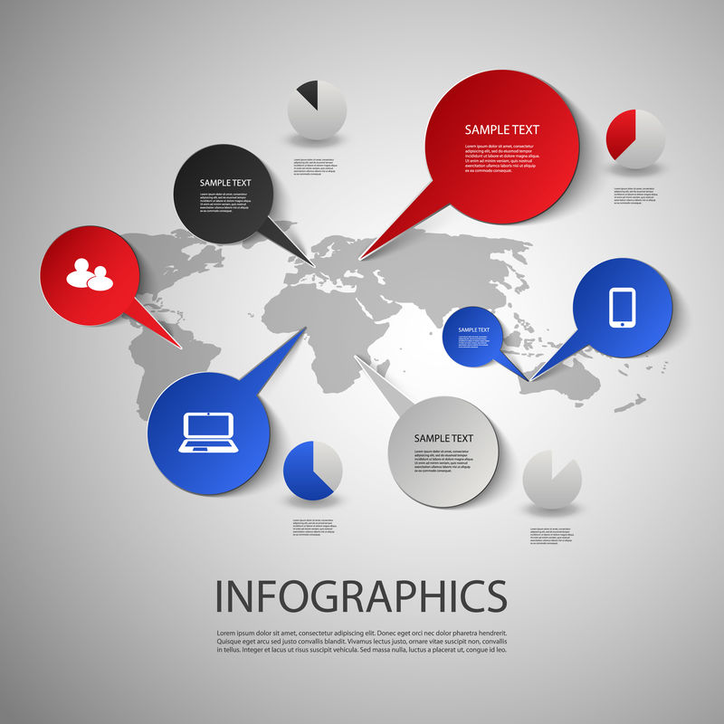 矢量信息图表设计元素