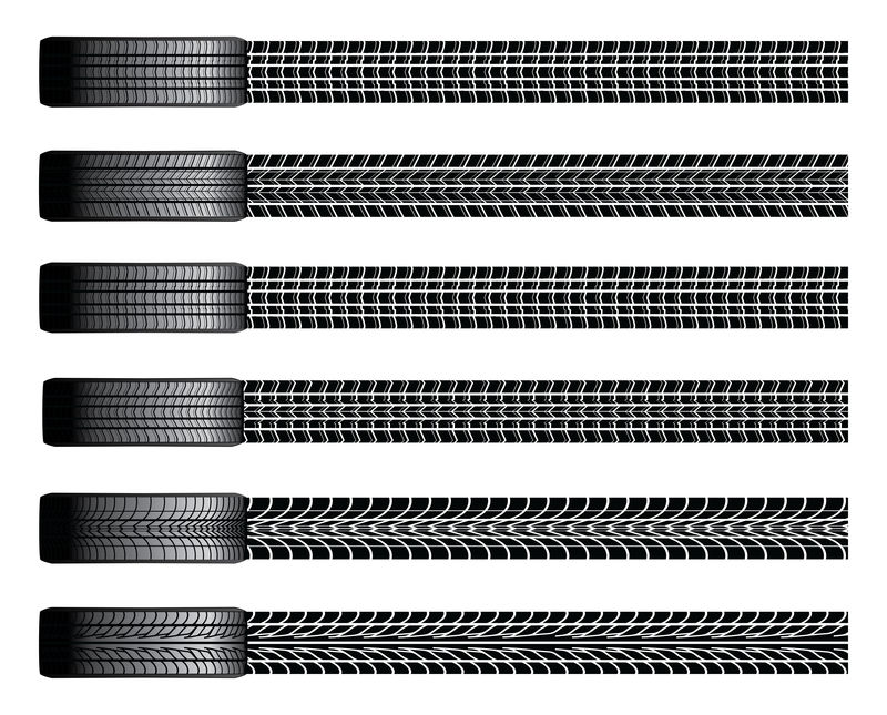 矢量汽车轮胎