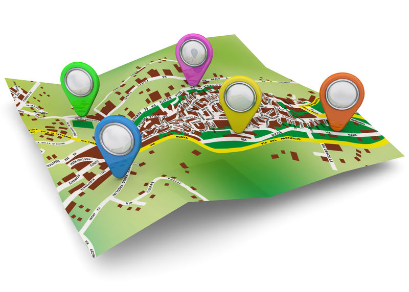 地图和GPS概念-3D