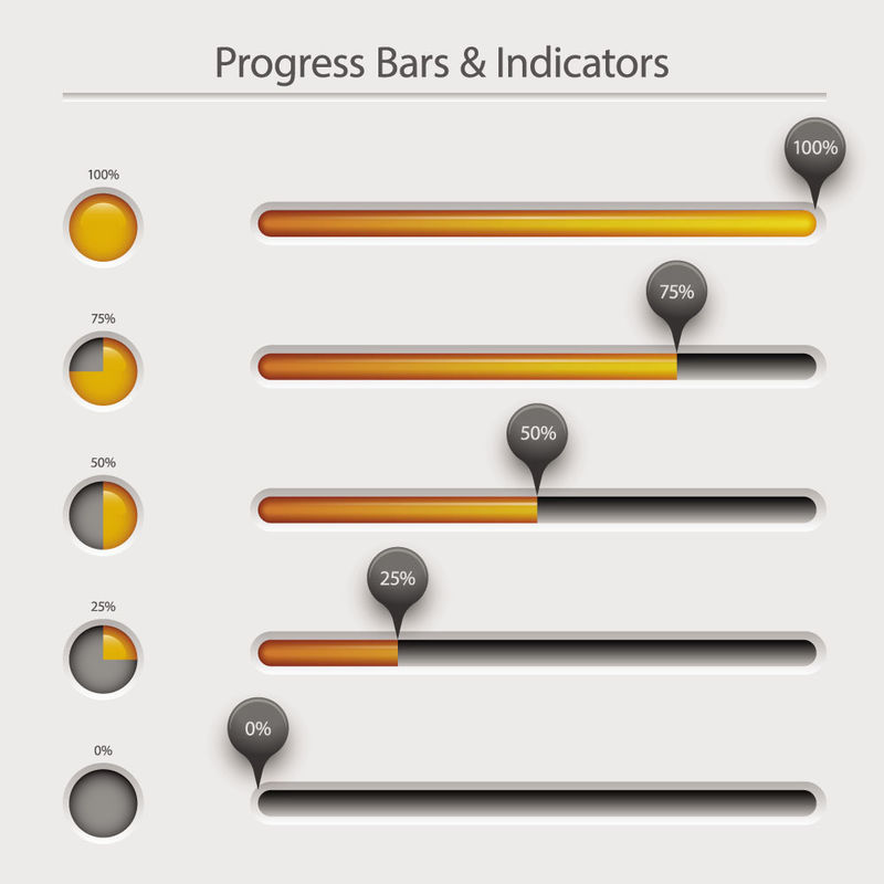 矢量进度条设计