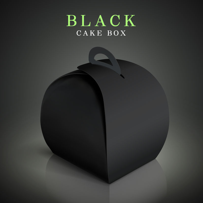 黑蛋糕盒