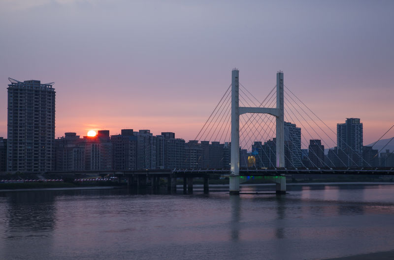 H桥太阳落山