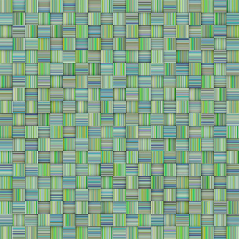 马赛克瓷砖蓝绿色条纹格子背景