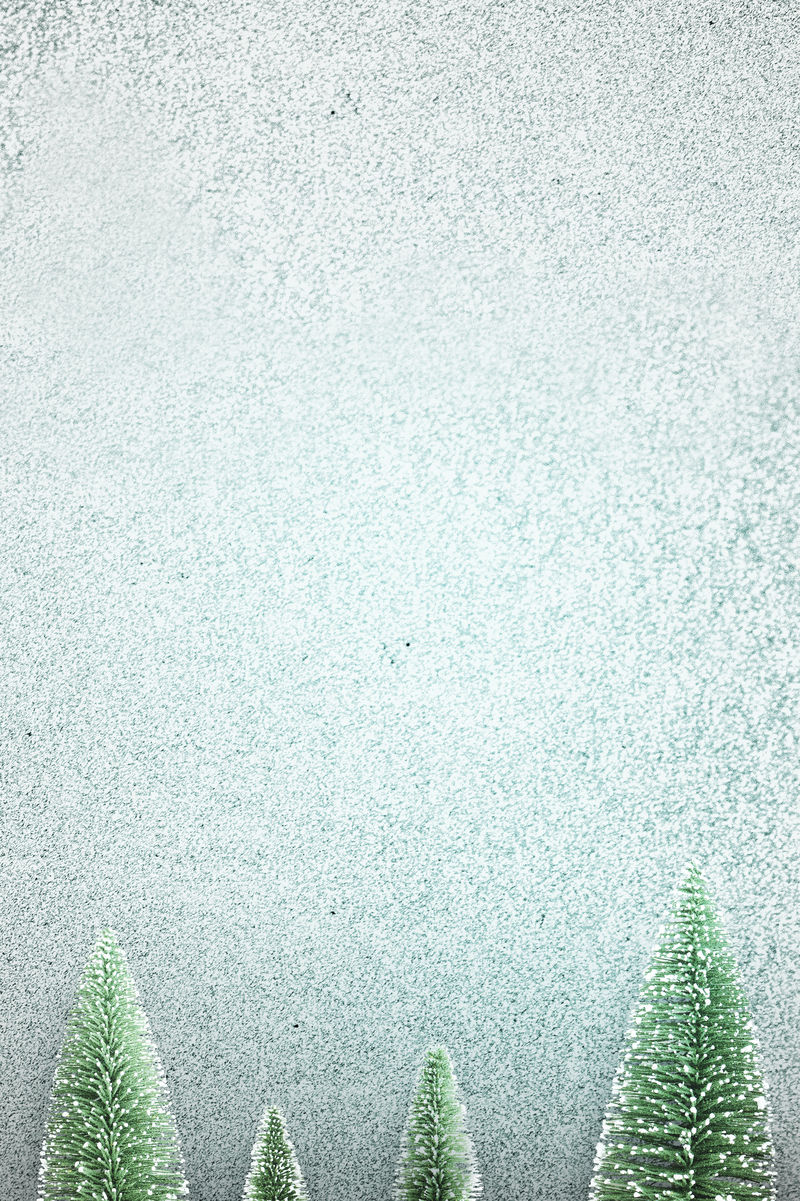白雪圣诞背景插图
