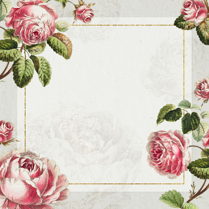 复古粉红玫瑰花架设计元素