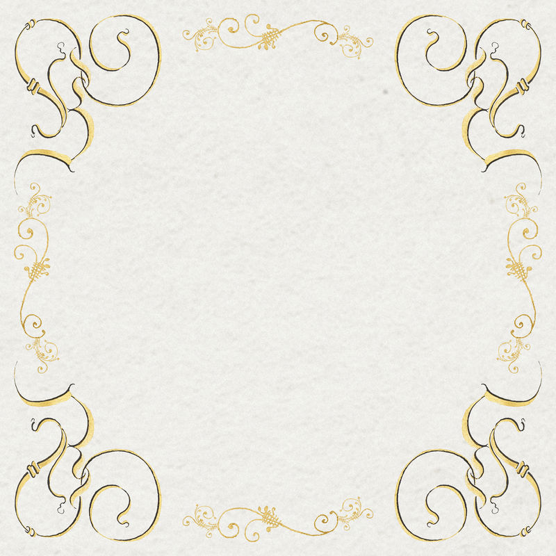 金丝花边psd