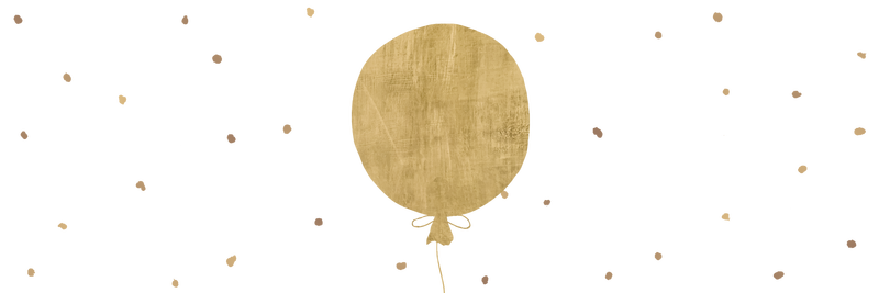 金色气球png节日透明背景