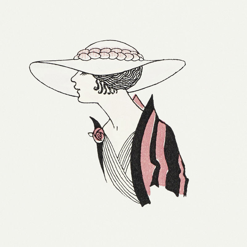 美女psd 19世纪时尚乔治·巴比尔作品的混音