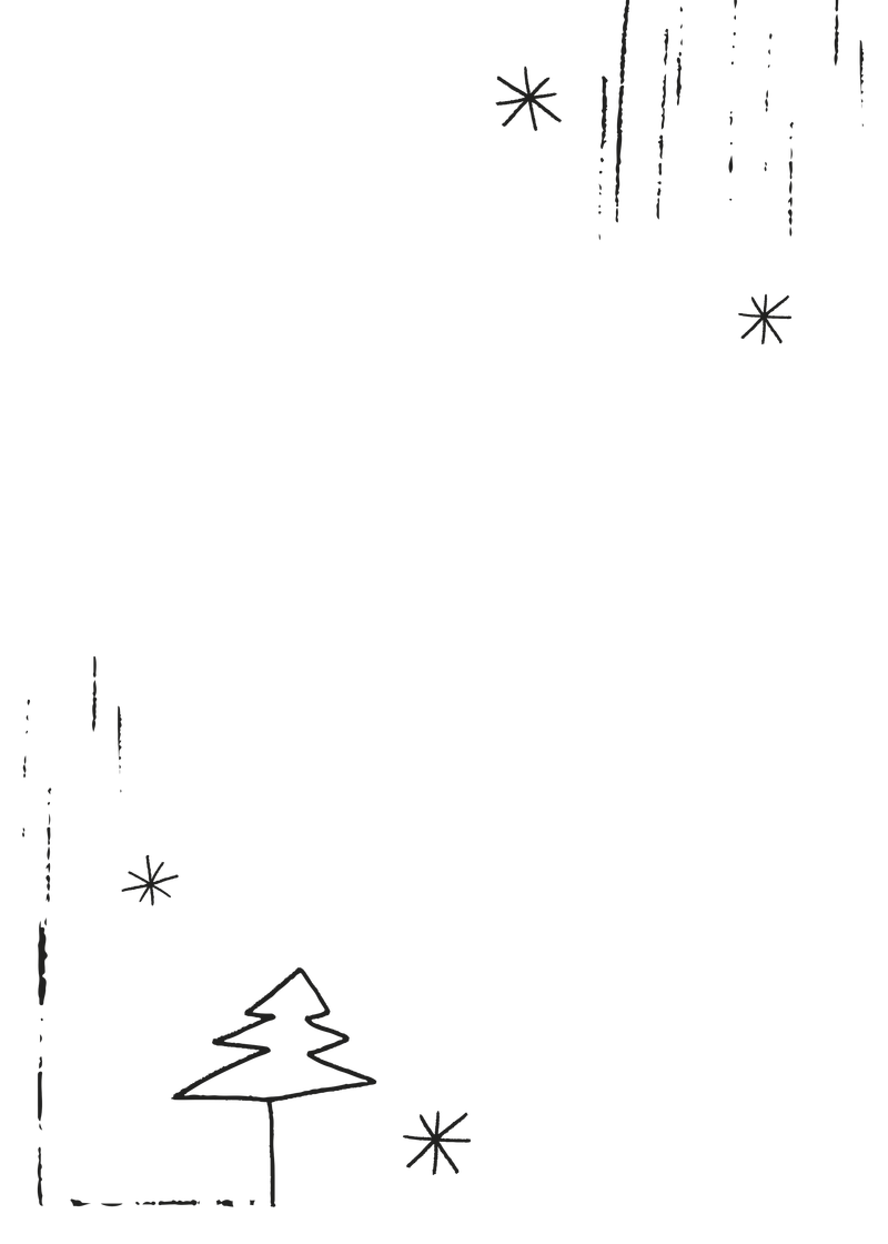 圣诞树图案框架png冬季背景
