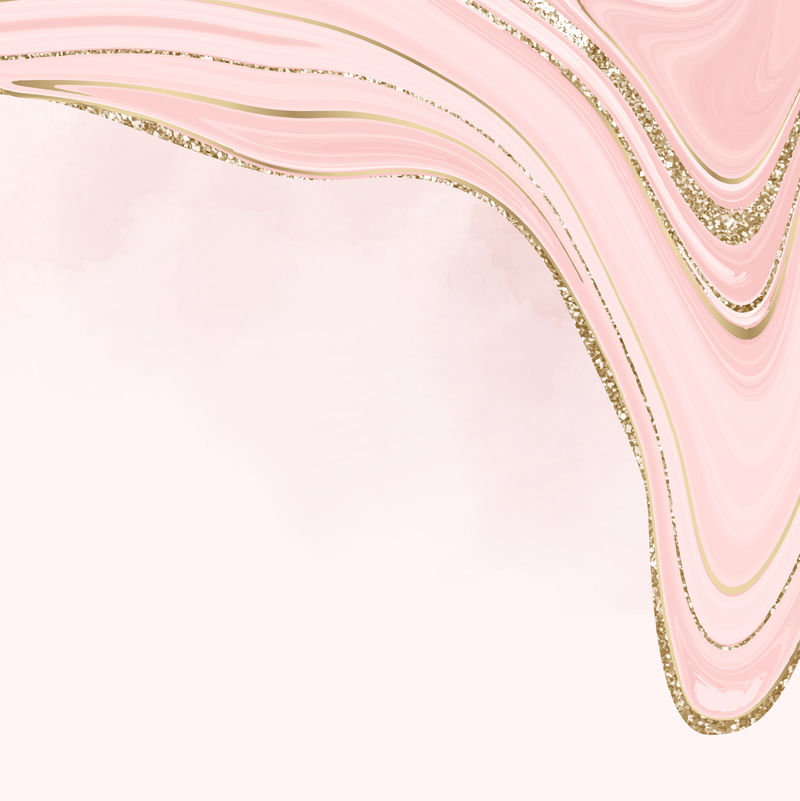 金色和粉色流体图案背景向量