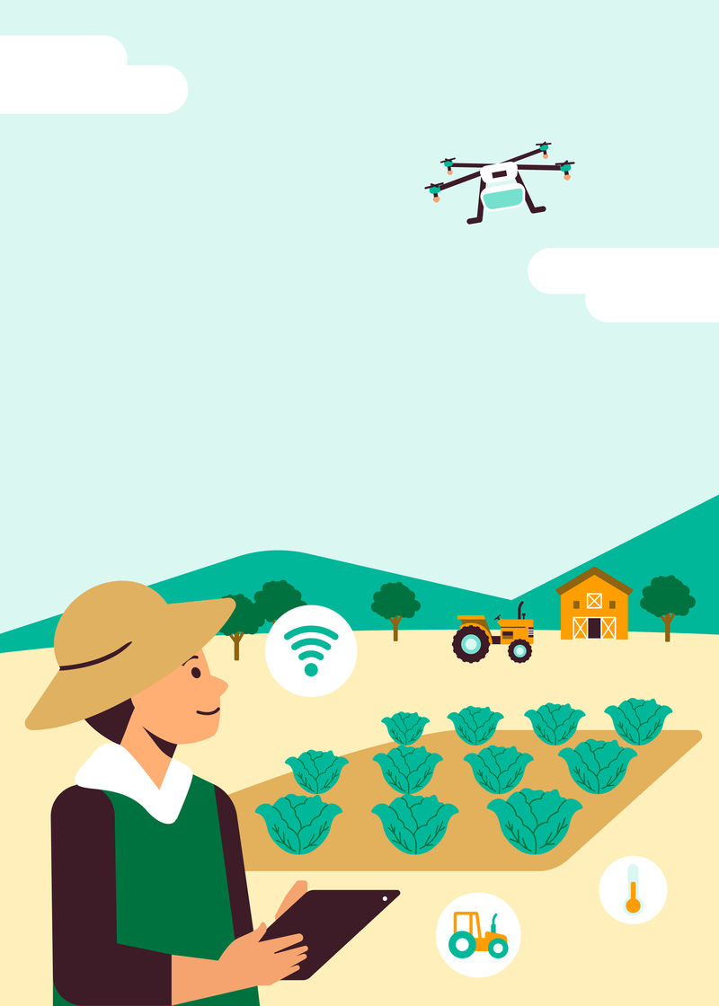 农业无人机矢量智能养殖技术背景