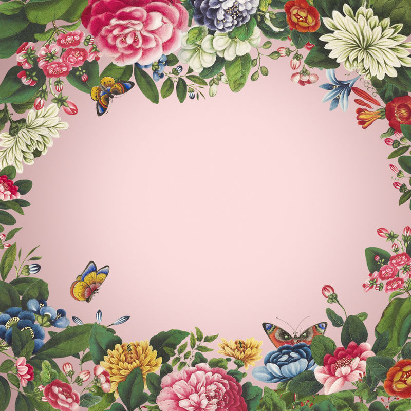 复古手绘花架模型