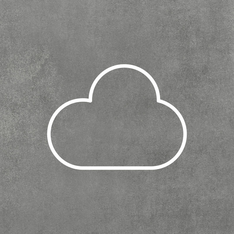 灰白色云图标天气预报矢量用户界面