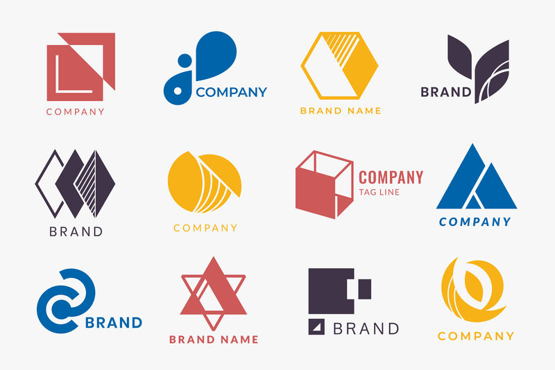 公司品牌标志设计矢量集合