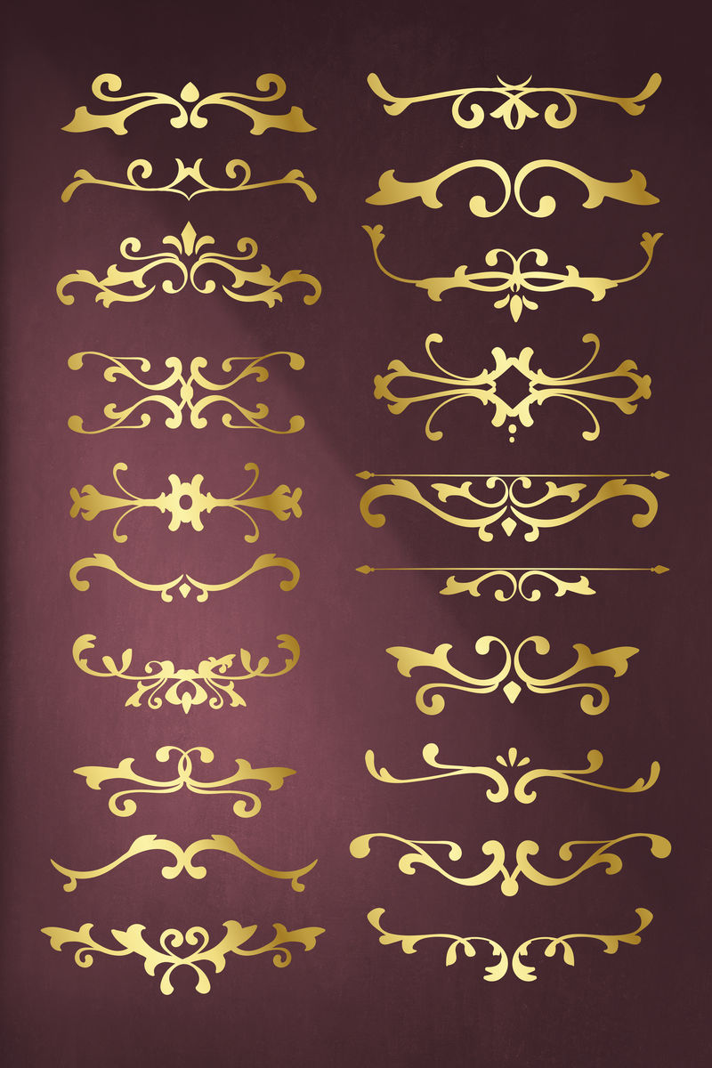 优质复古金色装饰框系列