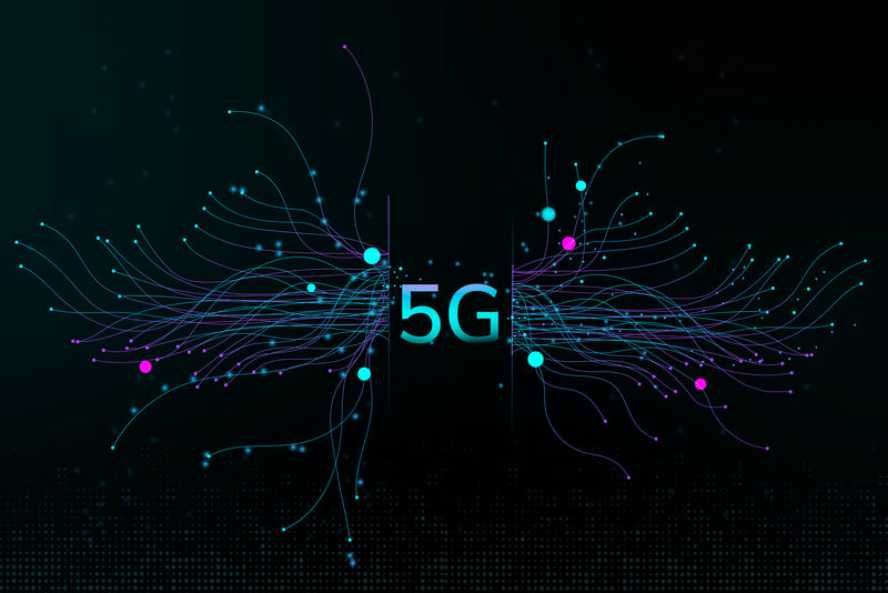 技术粒子点5G数字企业背景