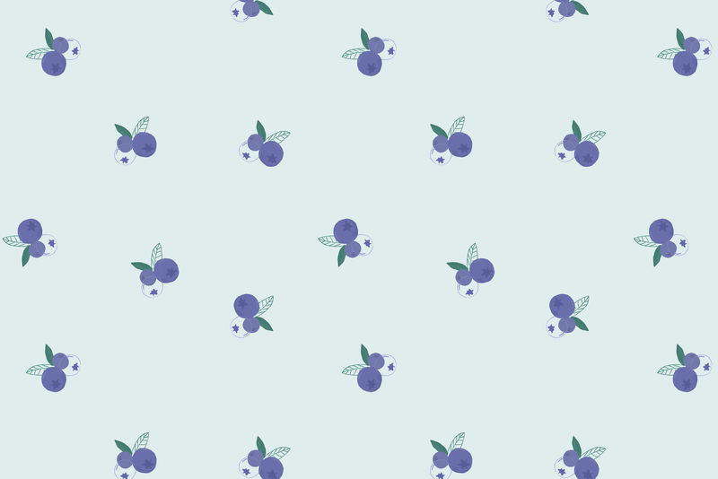 水果蓝莓图案粉彩背景