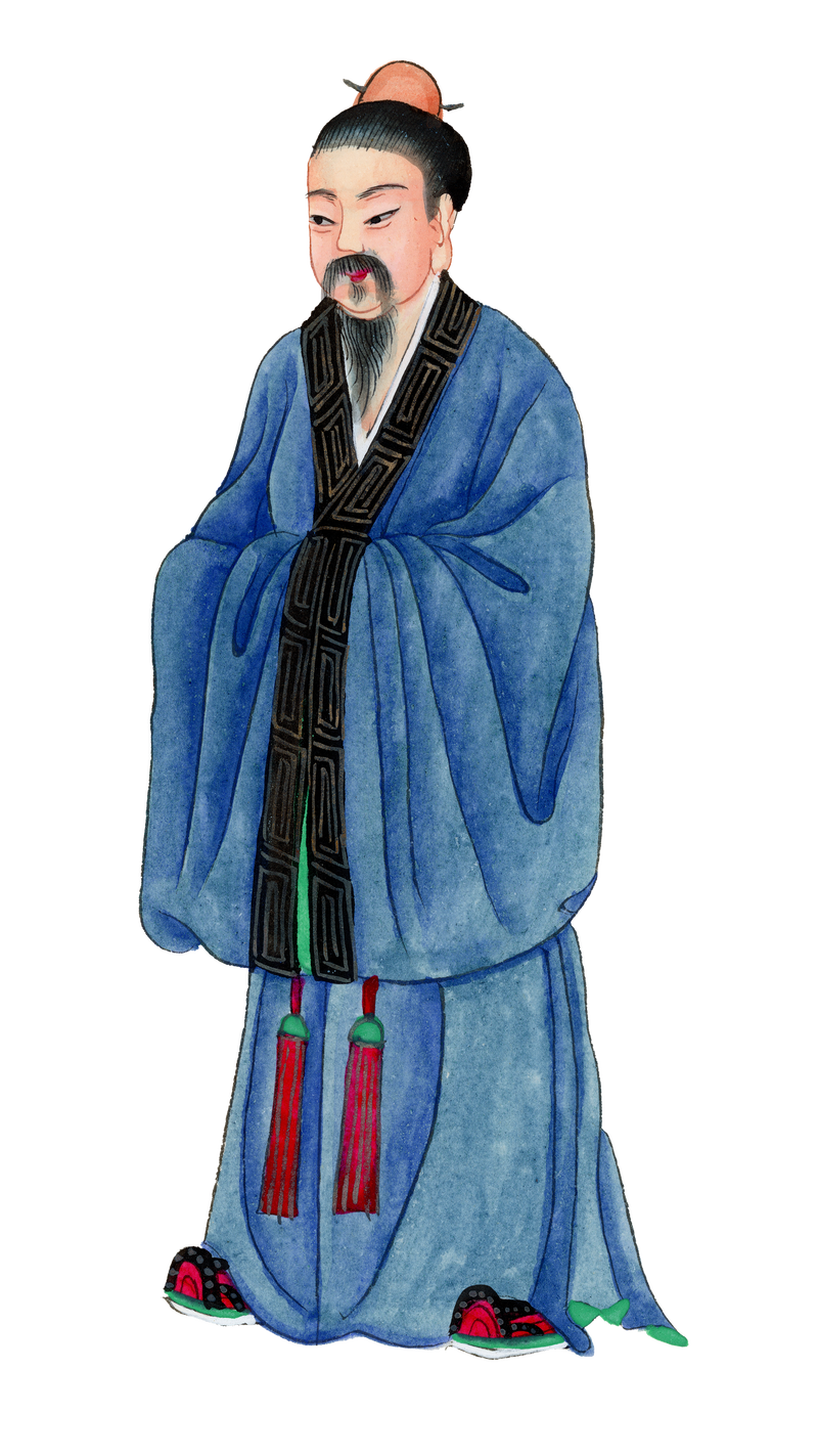 中国牧师服装传统长袍复古设计