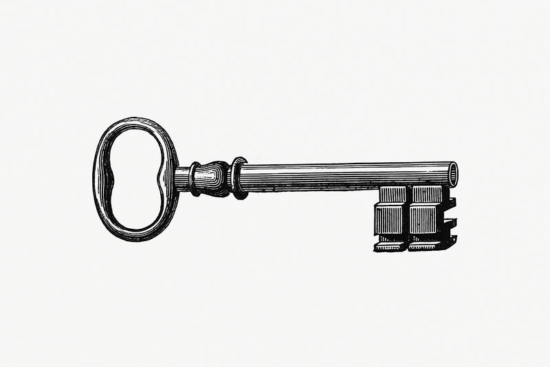 复古欧式钥匙雕刻