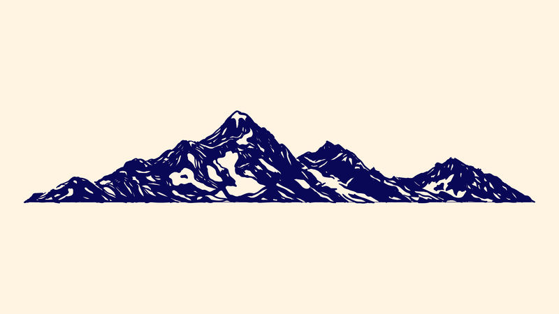 山形标志插图
